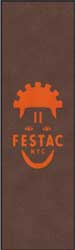 3' x 10' (35" x 119") ColorStar Impressions FESTAC  Indoor Logo Mat