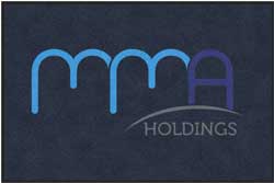 4' x 6' (45" x 69") Digiprint HD MMA HOLDINGS  Indoor Logo Mat