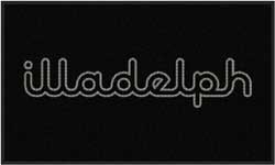3' x 5' (35" x 58") Waterhog Impressions HD ILLADELPH  Indoor-Outdoor Logo Mat
