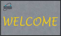3' x 5' (35" x 59") Digiprint HD KINETIC  Indoor Logo Mat