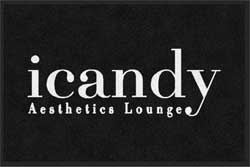 2 'x 3' (24" x 35") Digiprint HD ICANDY Indoor Logo Mat
