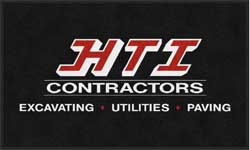 3' x 5' (35" x 59") ColorStar Impressions  HTI CONTRACTORS  Indoor Logo Mat
