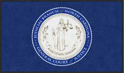 3' x 5' (35" x 59") Digiprint HD NC STATE SEAL  Indoor Logo Mat