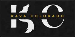 3' x 6' (35" x 69") ColorStar Impressions KAVA COLORADO  Indoor Logo Mat