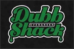 4' x 6' (45" x 69") Digiprint HD DUBB SHACK   Indoor Logo mat