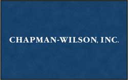 5' x 8' (58" x 95") Colorstar Impressions CHAPMAN-WILSON  Indoor Logo Mat