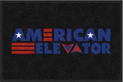 2' x 3' ( 24" x 35" ) ColorStar Impressions AMERICAN ELEVADOR Indoor Logo Mat