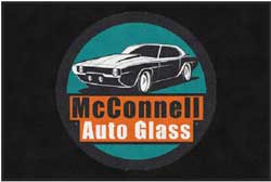 4' x 6' (45" x 69") Digiprint HD MCCONNELL AUTO GLASS Indoor Logo mat