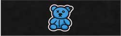 3' x 10' (35" x 119") Digiprint HD TEDDY BEAR  Indoor Logo Mat