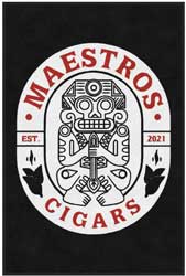 4' x 6' (45" x 69") Digiprint HD MAESTROS CIGARS  Indoor Logo mat