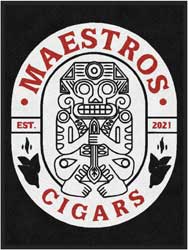 3' x 4' (35" x 47") Digiprint HD MAESTROS CIGARS Indoor Logo Mat