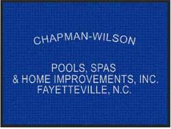 3' x 4' (35" x 45") Waterhog Impressions HD CHAPMAN-WILSON  Indoor-Outdoor Logo Mat