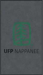 4' x 7' ( 45" x 83") ColorStar Impressions UFP NAPPANEE  Indoor Logo Mat