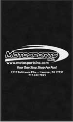 3' x 5' (35" x 59") Digiprint HD MOTOSPORTS Indoor Logo Mat