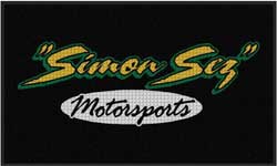 3' x 5' (35" x 58") Waterhog Impressions HD SIMON SEZ Indoor-Outdoor Logo Mat