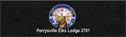 3' x 10' (35" x 119") ColorStar Impressions PERRYSVILLE ELKS LODGE  Indoor Logo Mat