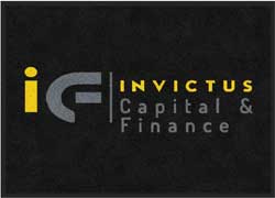 2'6" x 3'6" (30" x 42") Digiprint HD INVICTUS  Indoor Logo Mat