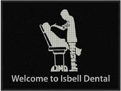 3' x 4' (35" x 45") Waterhog Impressions HD ISBELL DENTAL Indoor-Outdoor Logo Mat
