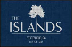 4' x 6' (45" x 69") Waterhog Impressions HD THE ISLANDS Indoor/Outdoor Logo Mat