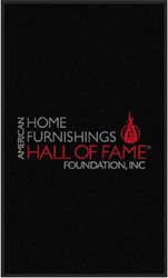 3' x 5' (35" x 58") Waterhog Impressions HD HOME FURNISHING HOF  Indoor-Outdoor Logo Mat