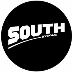 6' Round (68" inches) Digiprint HD Custom Shape SOUTH BY SOLE  Indoor Logo Mat
