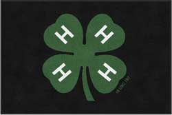 4' x 6' (45" x 69") Colorstar Impressions ESCAMBIA COUNTY Indoor Logo Mat