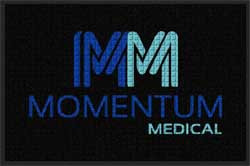 2' x 3' (24" x 35") Waterhog Impressions HD MOMENTUM MEDICAL  Indoor-Outdoor Logo Mat