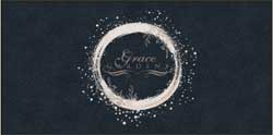 3' x 6' (35" x 69") Digiprint HD GRACE GARDENS Indoor Logo Mat