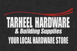 4' x 6' (45" x 69") Colorstar Impressions TARHEEL HARDWARE  Indoor Logo Mat