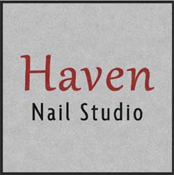 4' x 4' (45" x 45") ColorStar Impressions HAVEN NAILS  Indoor Logo Mat