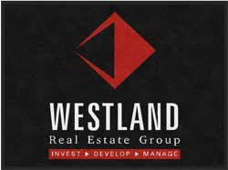 3' x 4' (35" x 47") ColorStar Impressions WESTLAND  Indoor Logo Mat