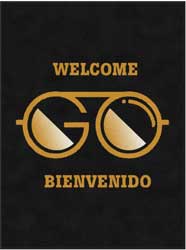 6' x 8' (68" x 95") ColorStar Impressions GRAND OPTICAL   Indoor Logo Mat