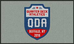 3' x 5' (35" x 59") Waterhog Inlay QDA Indoor/Outdoor Logo Mat
