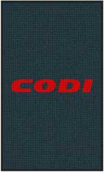 3' x 5' (35" x 59") Waterhog Inlay  CODI  Indoor/Outdoor Logo Mat