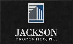 4' x 6' (45" x 69") Colorstar Impressions JACKSON PROPERTIES  Indoor Logo Mat