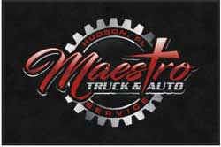 4' x 6' (45" x 69") ColorStar Impressions  MAESTRO Indoor Logo Mat