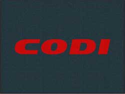6' x 8' (70" x 95") Waterhog Inlay CODI  Indoor/Outdoor Logo Mat