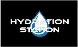 3' x 5' (35" x 59") ColorStar Impressions  HYDRATION STATION  Indoor Logo Mat