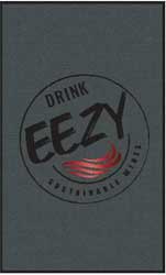 3' x 5' (35" x 58") Waterhog Impressions HD DRINK EEZY Indoor-Outdoor Logo Mat