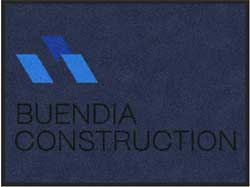 3' x 4' (35" x 47") Digiprint HD BUENDIA  Indoor Logo Mat