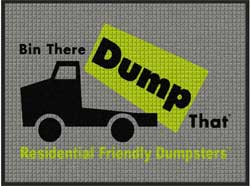3' x 4' (35" x 45") Waterhog Impressions HD BIN THERE DUMP THAT Indoor-Outdoor Logo Mat