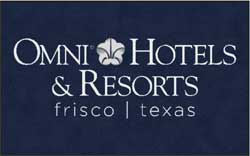 5' x 8' (58" x 95") Colorstar Impressions OMNI HOTELS & RESORTS  Indoor Logo Mat