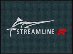 3' x 4' (35" x 47") Waterhog Inlay STREAMLINE Indoor/Outdoor Logo Mat