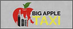4' x 10' (45" x 119") ColorStar Impressions BIG APPLE TAXI  Indoor Logo Mat