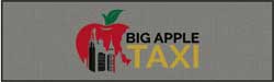 3' x 10' (35" x 119") Waterhog Impressions HD BIG APPLE TAXI  Indoor/Outdoor Logo Mat