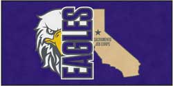 5' x 10' (58" x 119") Colorstar Impressions EAGLES  Indoor Logo Mat