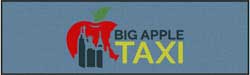 3' x 10' (35" x 119") Waterhog Inlay BIG APPLE TAXI  Indoor/Outdoor Logo Mat