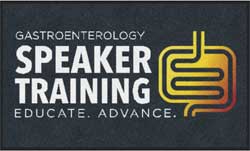3' x 5' (35" x 58") Digiprint HD  SPEAKER TRAINING  Indoor Logo Mat