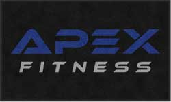 3' x 5' (35" x 59") ColorStar Impressions  APEX FITNESS   Indoor Logo Mat