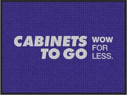 3' x 4' (35" x 45") Waterhog Impressions HD CABINETS TO GO  Indoor-Outdoor Logo Mat